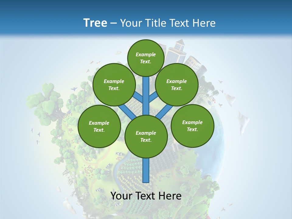 Birds Clouds Water PowerPoint Template