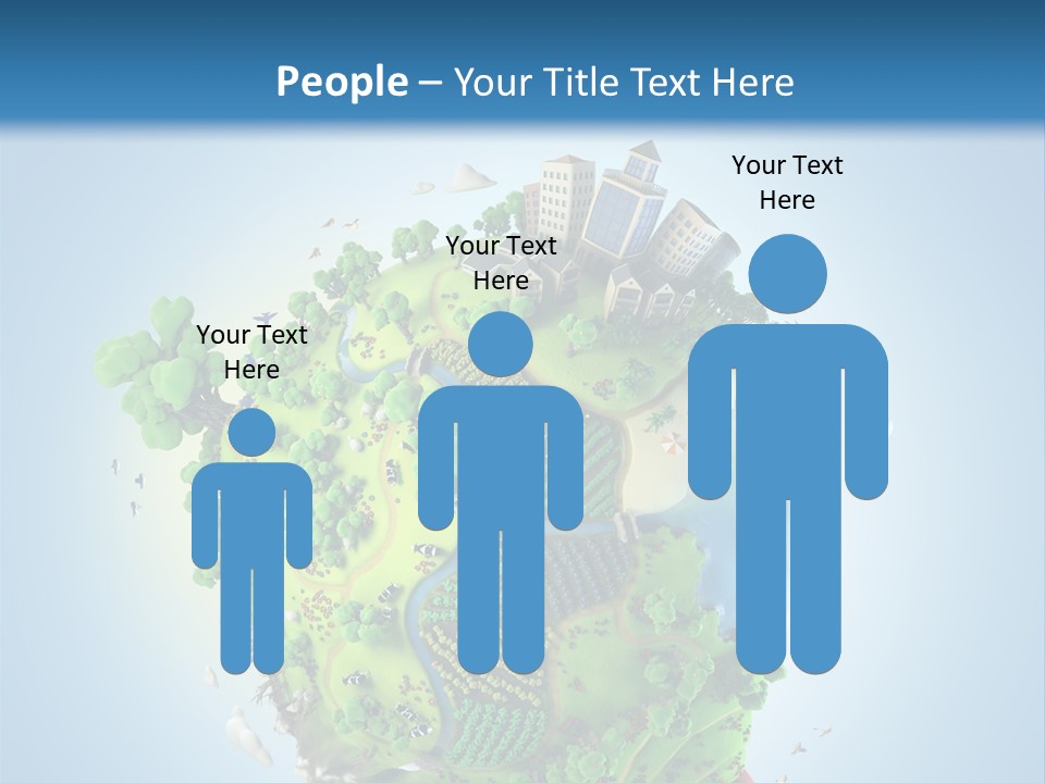 Birds Clouds Water PowerPoint Template