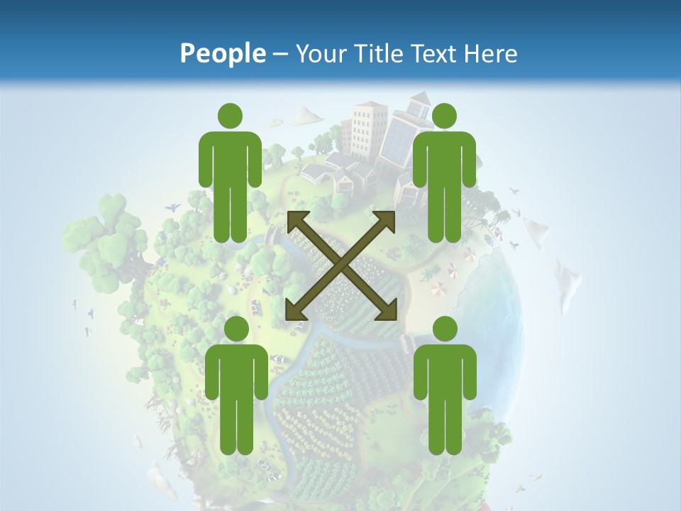 Birds Clouds Water PowerPoint Template