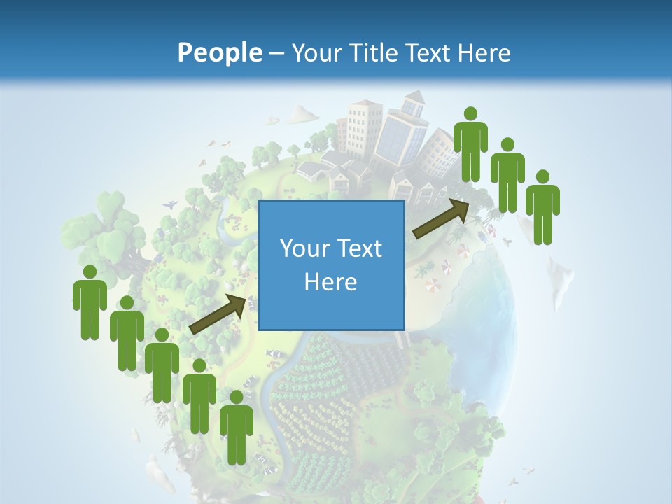 Birds Clouds Water PowerPoint Template