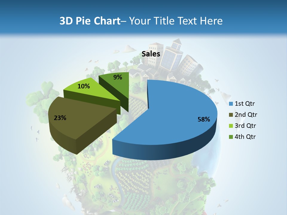 Birds Clouds Water PowerPoint Template