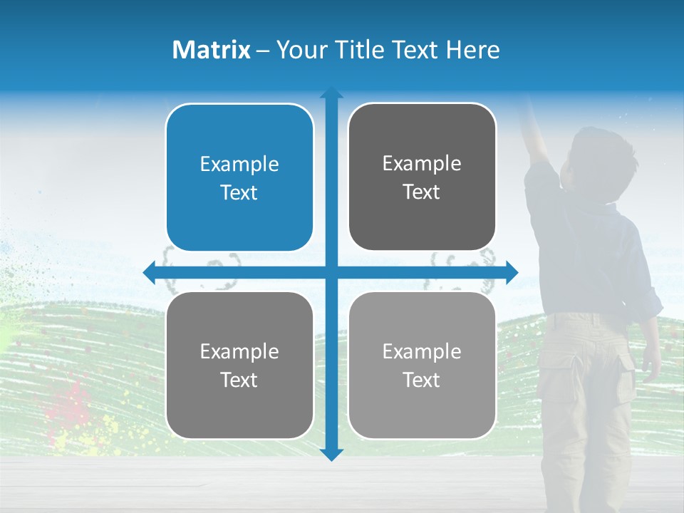 Tree Easy Drawing PowerPoint Template