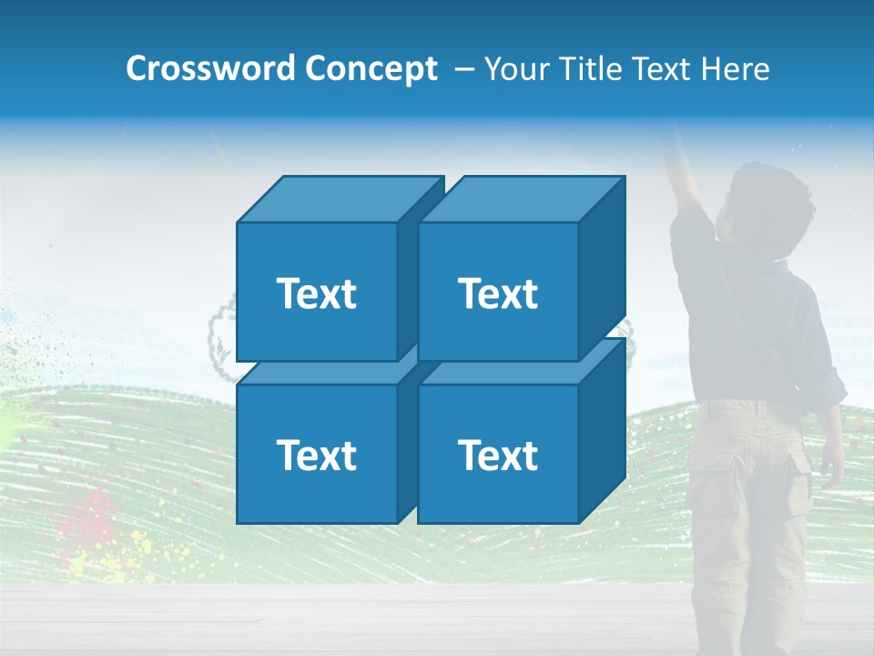Tree Easy Drawing PowerPoint Template