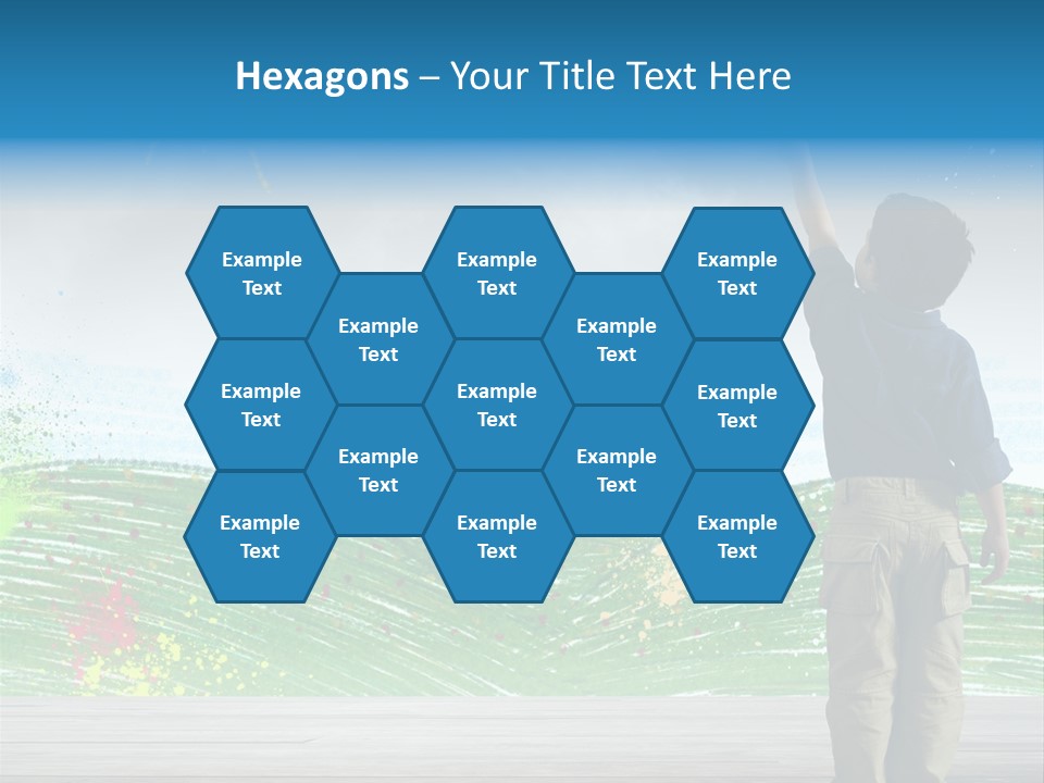 Tree Easy Drawing PowerPoint Template