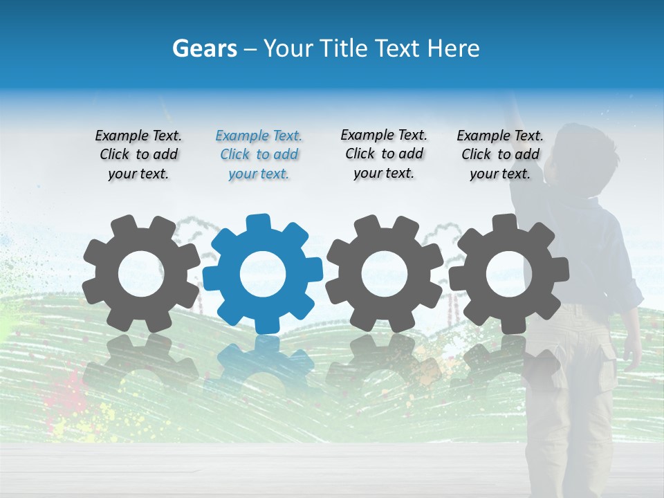 Tree Easy Drawing PowerPoint Template
