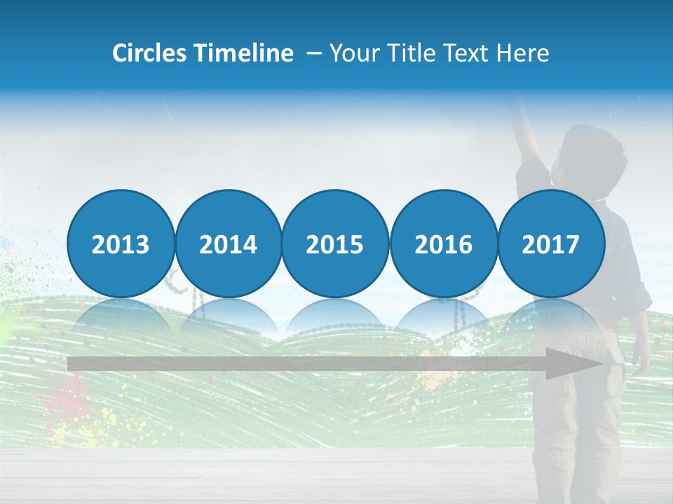 Tree Easy Drawing PowerPoint Template