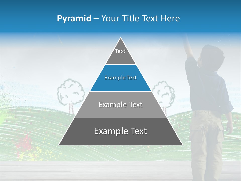 Tree Easy Drawing PowerPoint Template