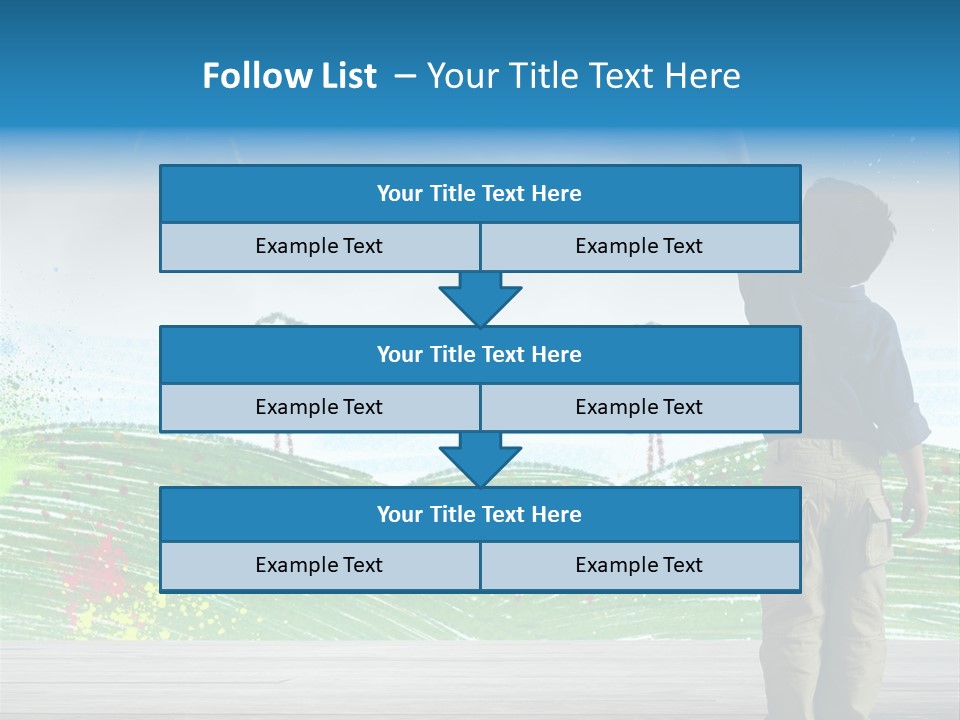 Tree Easy Drawing PowerPoint Template