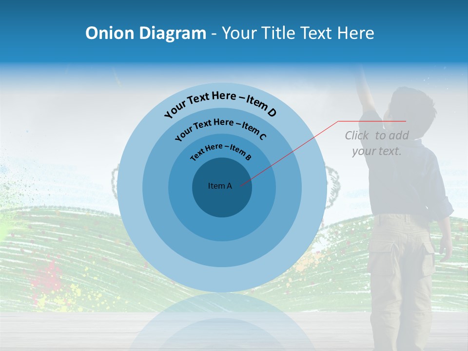 Tree Easy Drawing PowerPoint Template