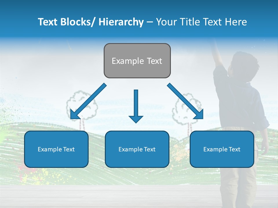 Tree Easy Drawing PowerPoint Template