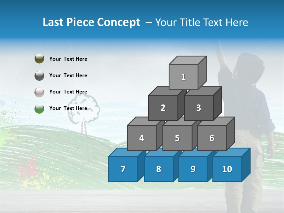 Tree Easy Drawing PowerPoint Template