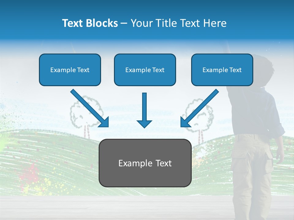 Tree Easy Drawing PowerPoint Template