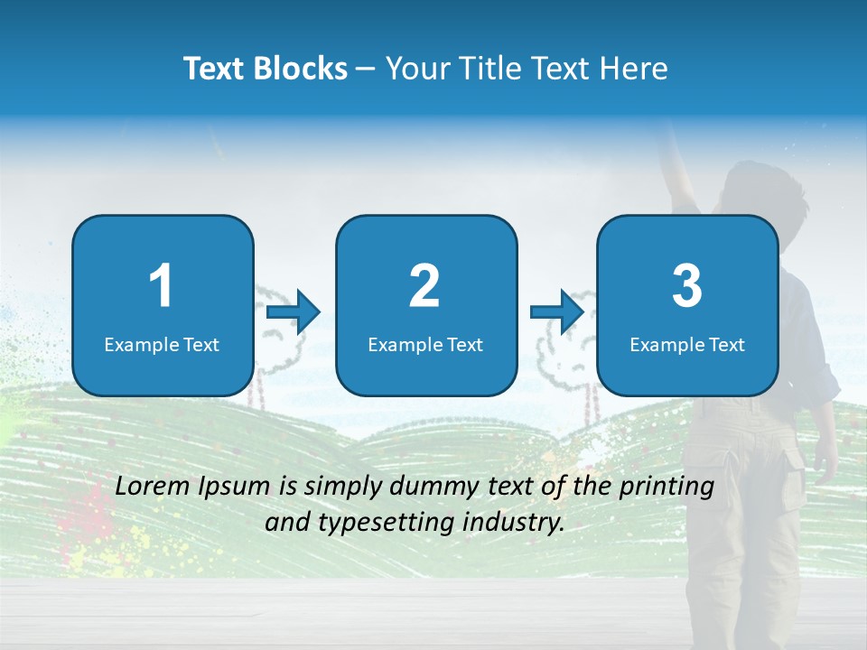 Tree Easy Drawing PowerPoint Template