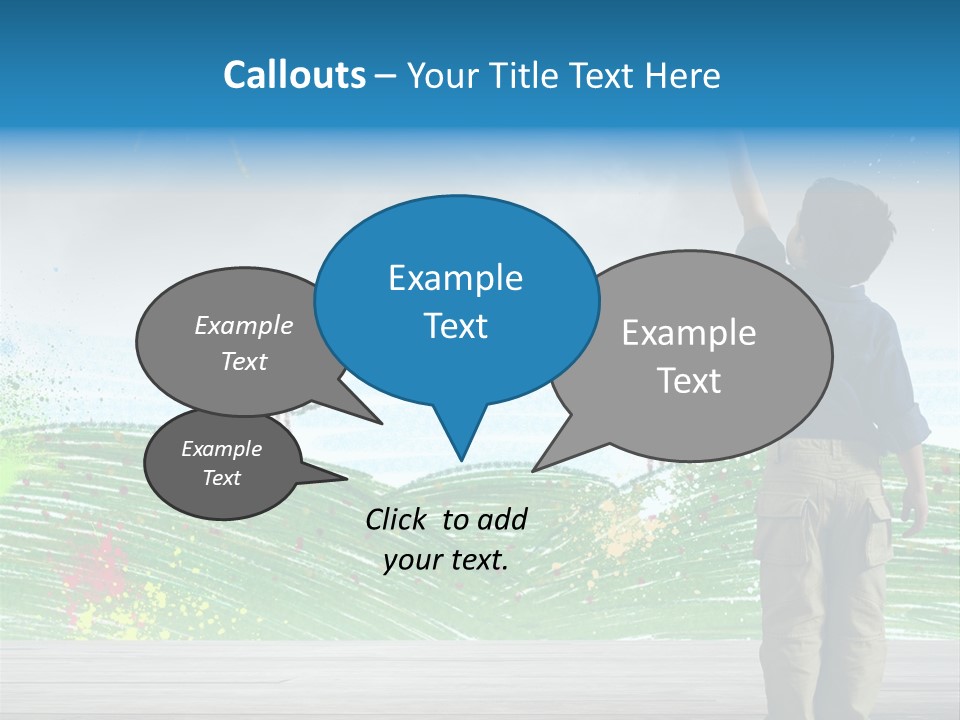 Tree Easy Drawing PowerPoint Template