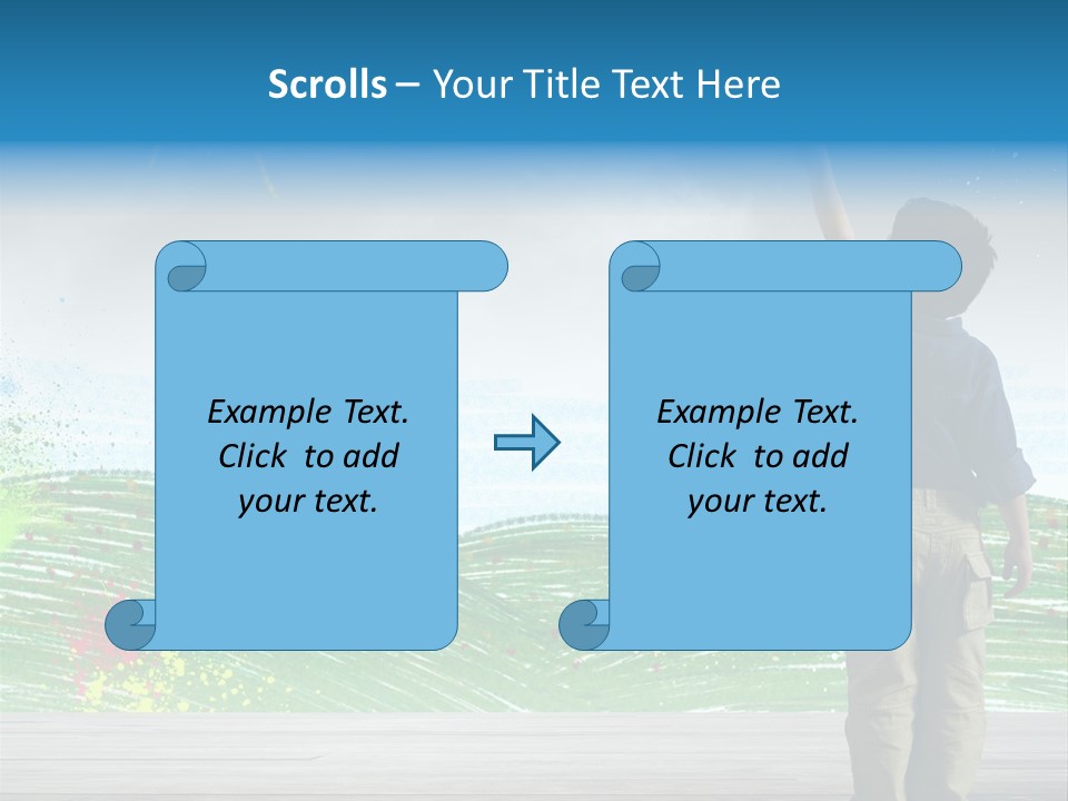 Tree Easy Drawing PowerPoint Template
