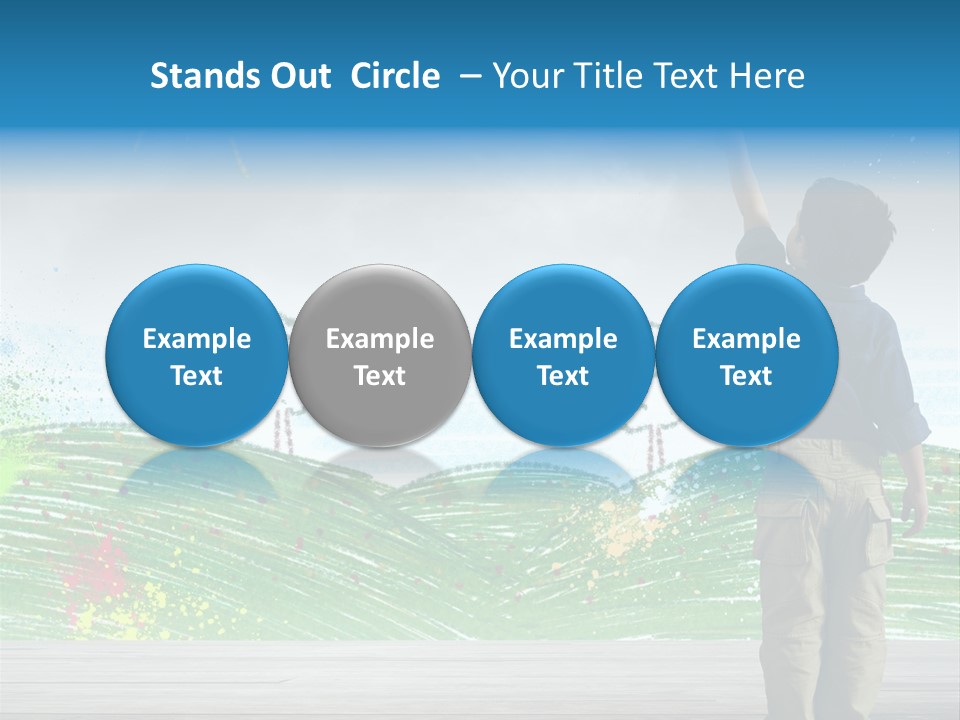 Tree Easy Drawing PowerPoint Template