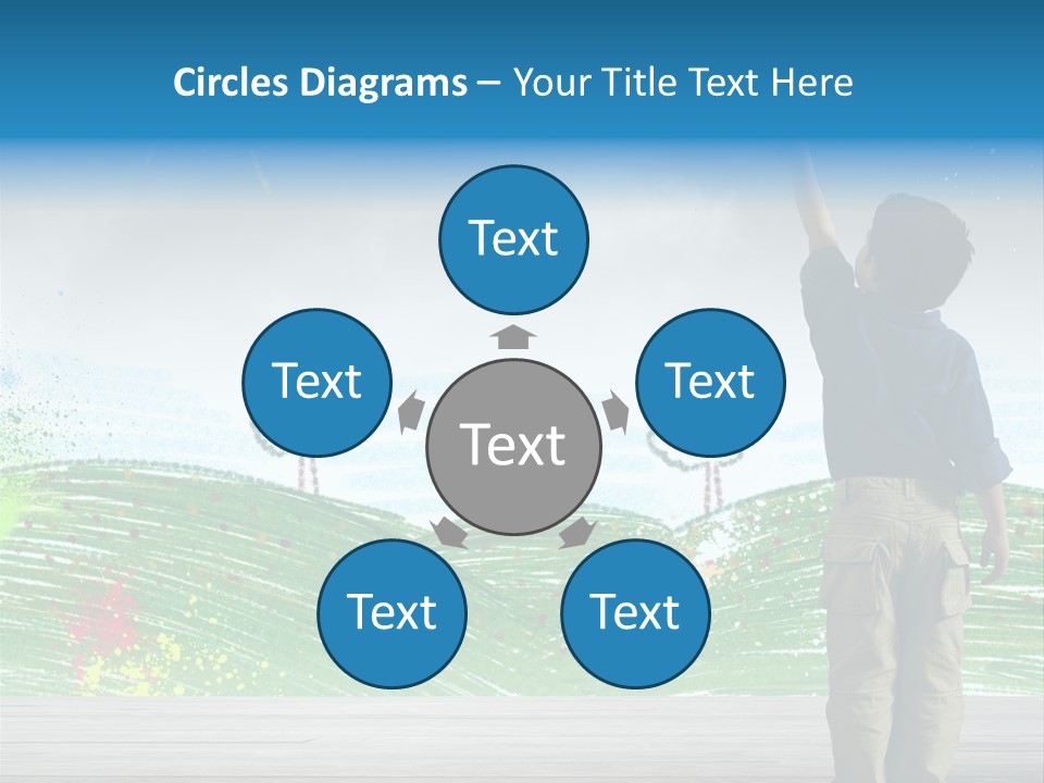 Tree Easy Drawing PowerPoint Template