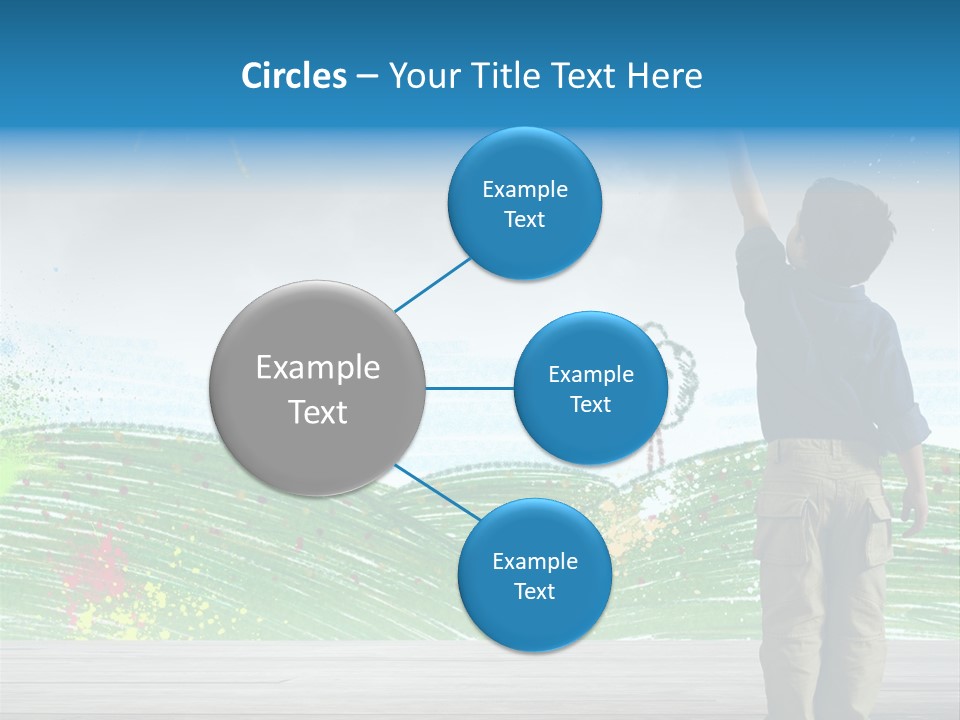 Tree Easy Drawing PowerPoint Template