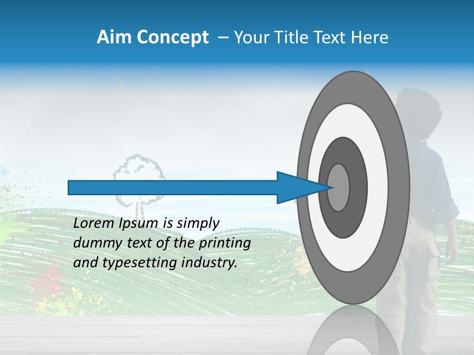 Tree Easy Drawing PowerPoint Template