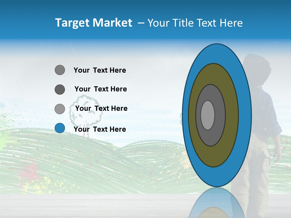 Tree Easy Drawing PowerPoint Template