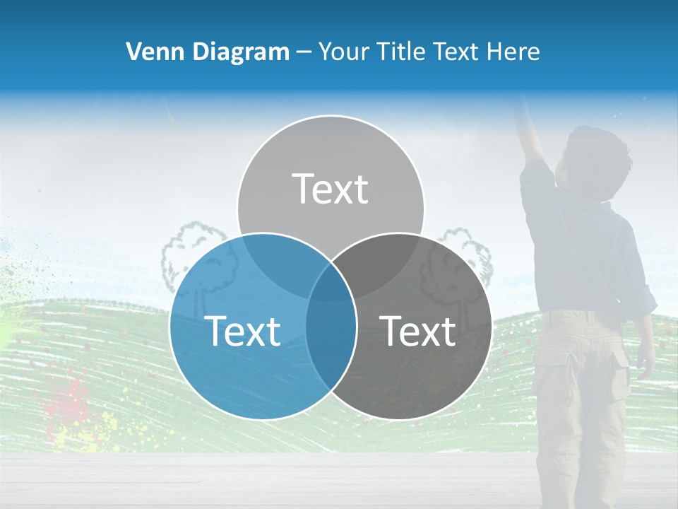 Tree Easy Drawing PowerPoint Template