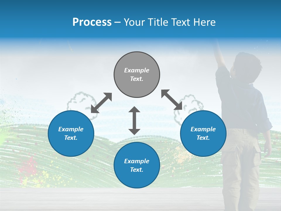 Tree Easy Drawing PowerPoint Template