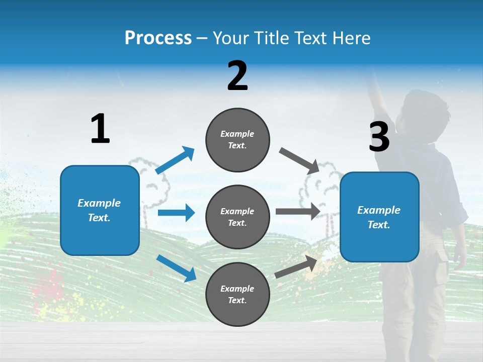 Tree Easy Drawing PowerPoint Template