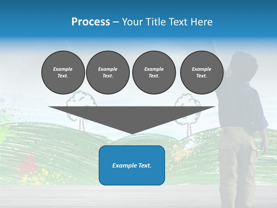 Tree Easy Drawing PowerPoint Template