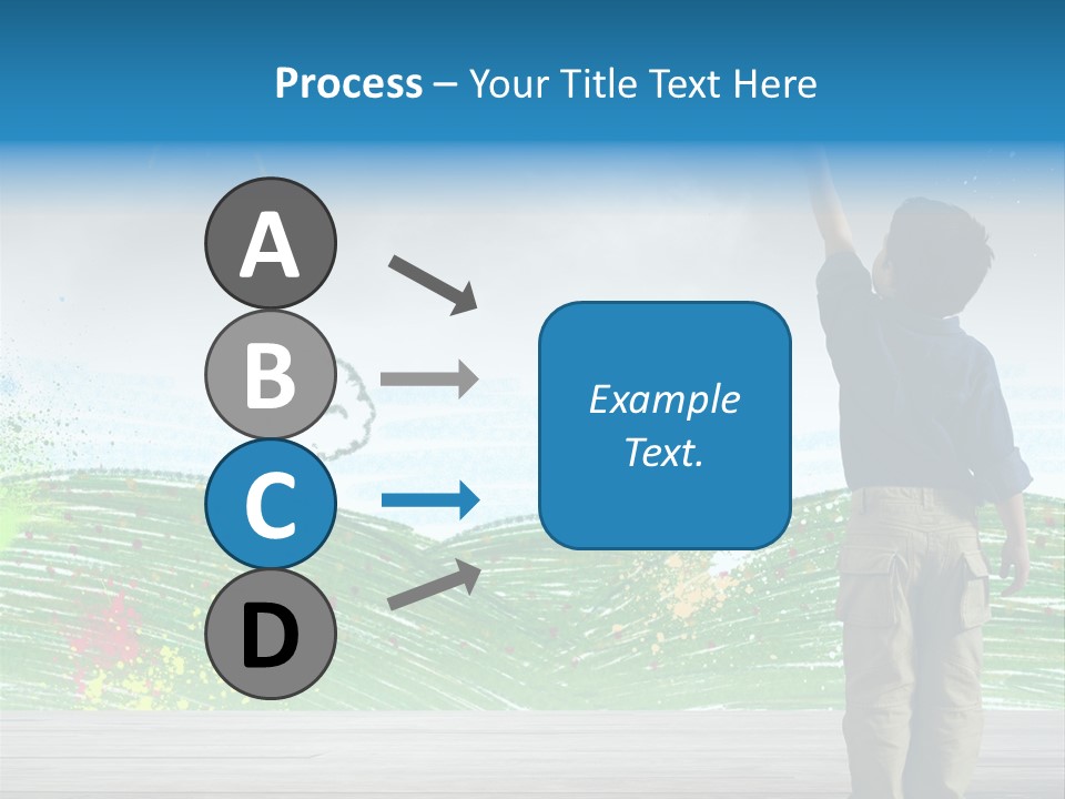Tree Easy Drawing PowerPoint Template