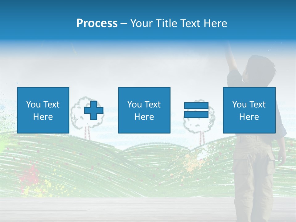 Tree Easy Drawing PowerPoint Template