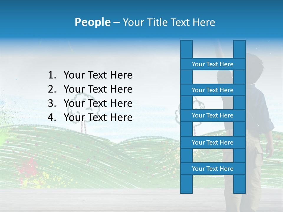 Tree Easy Drawing PowerPoint Template