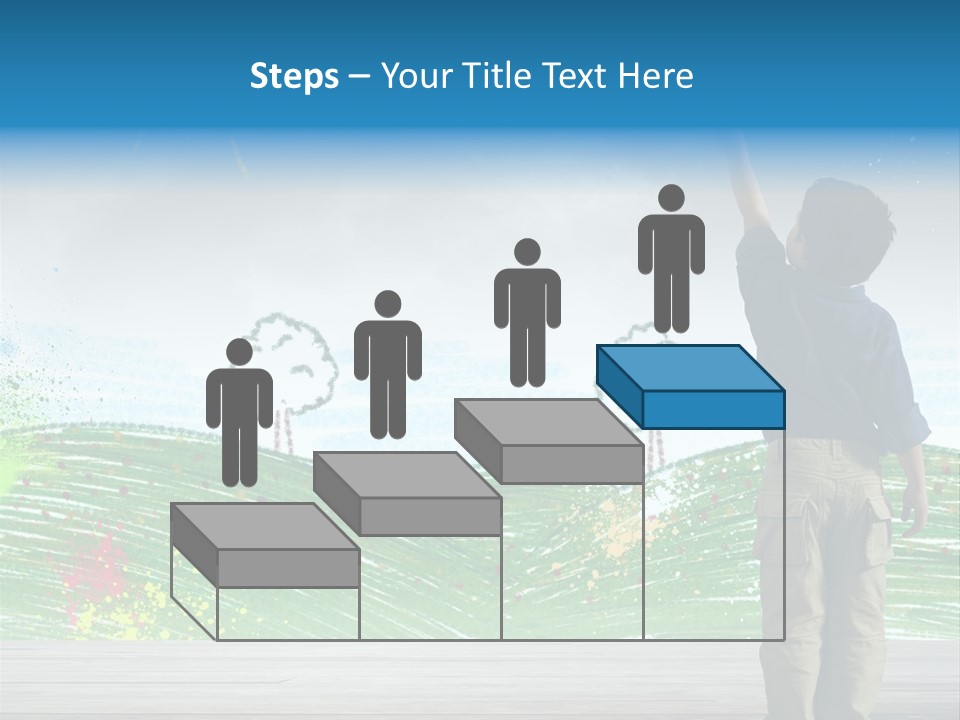 Tree Easy Drawing PowerPoint Template