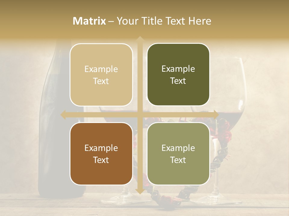 Rendezvous Aromatic Sepia Background PowerPoint Template