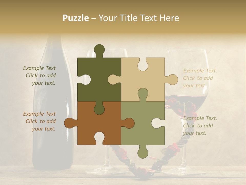 Rendezvous Aromatic Sepia Background PowerPoint Template