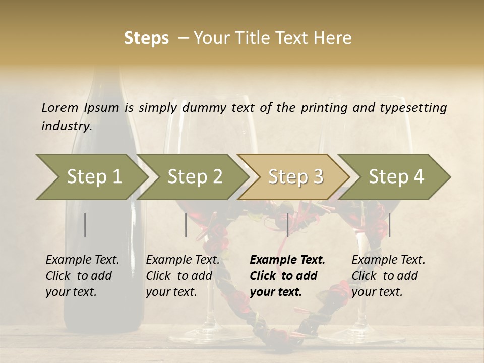 Rendezvous Aromatic Sepia Background PowerPoint Template