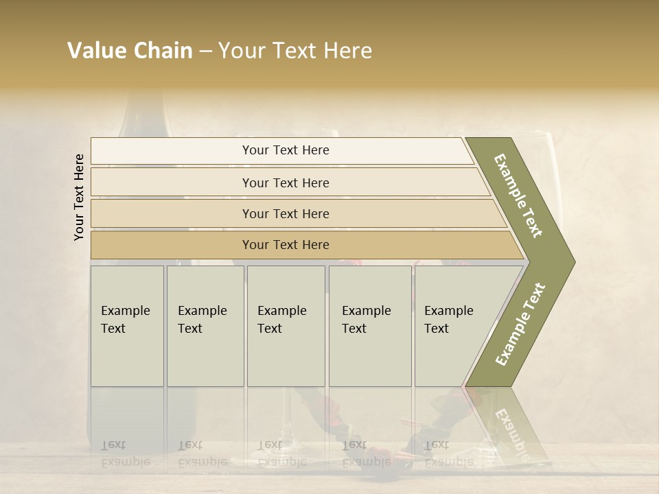 Rendezvous Aromatic Sepia Background PowerPoint Template