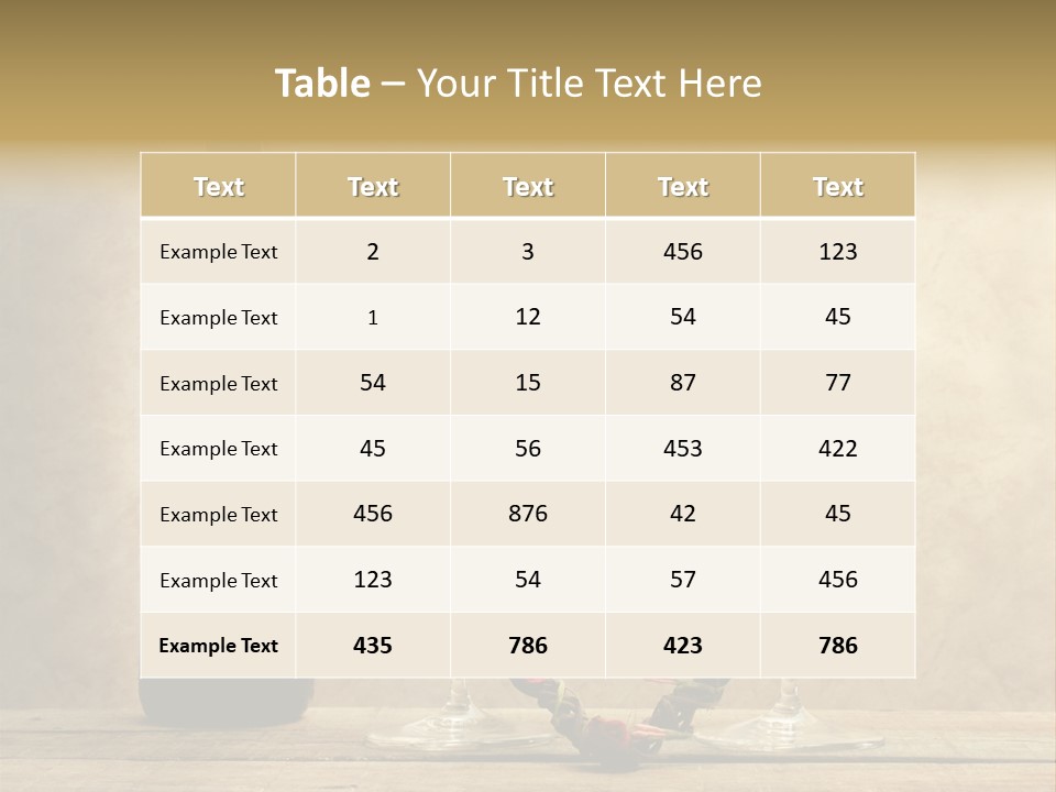 Rendezvous Aromatic Sepia Background PowerPoint Template