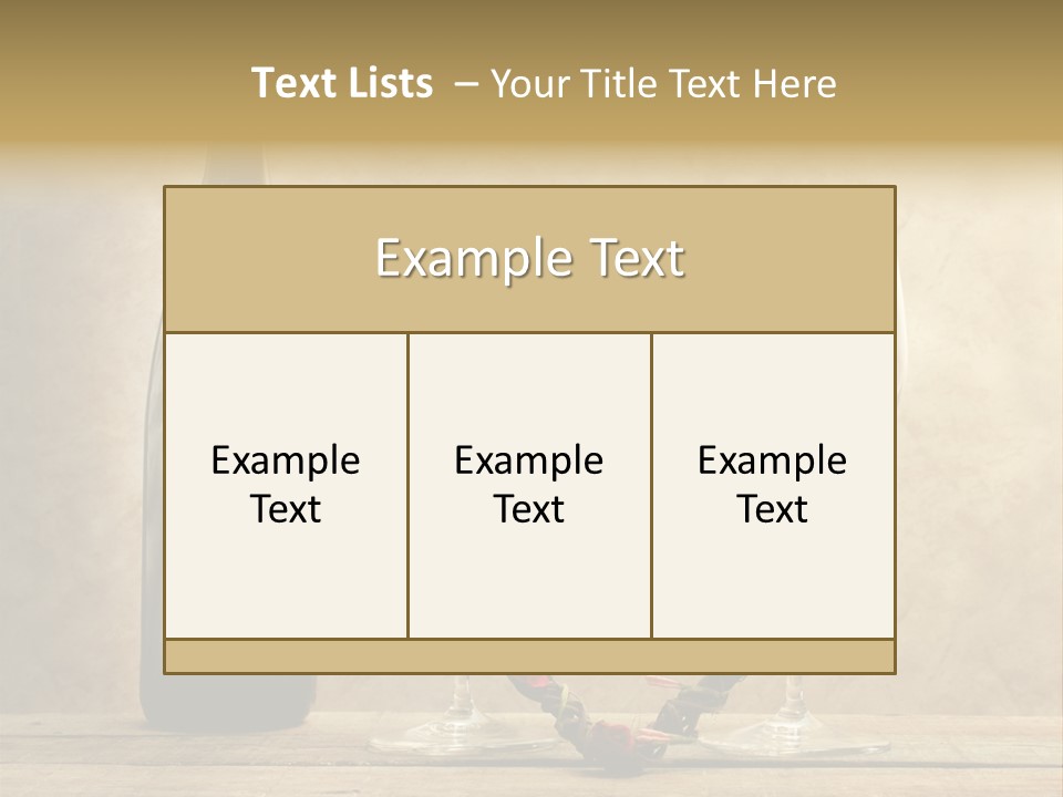Rendezvous Aromatic Sepia Background PowerPoint Template