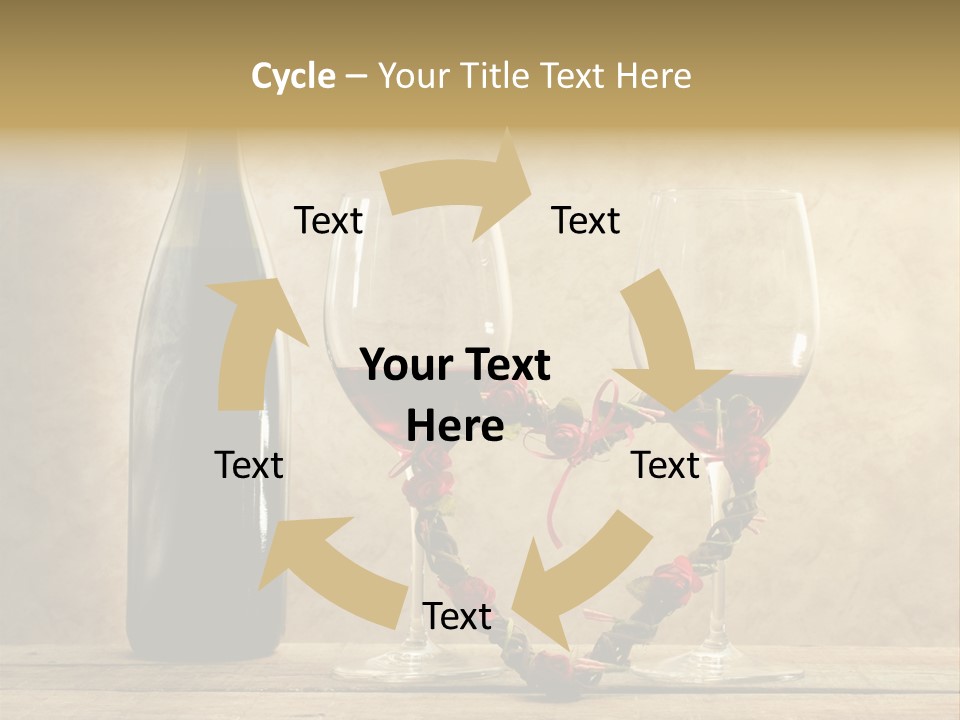 Rendezvous Aromatic Sepia Background PowerPoint Template