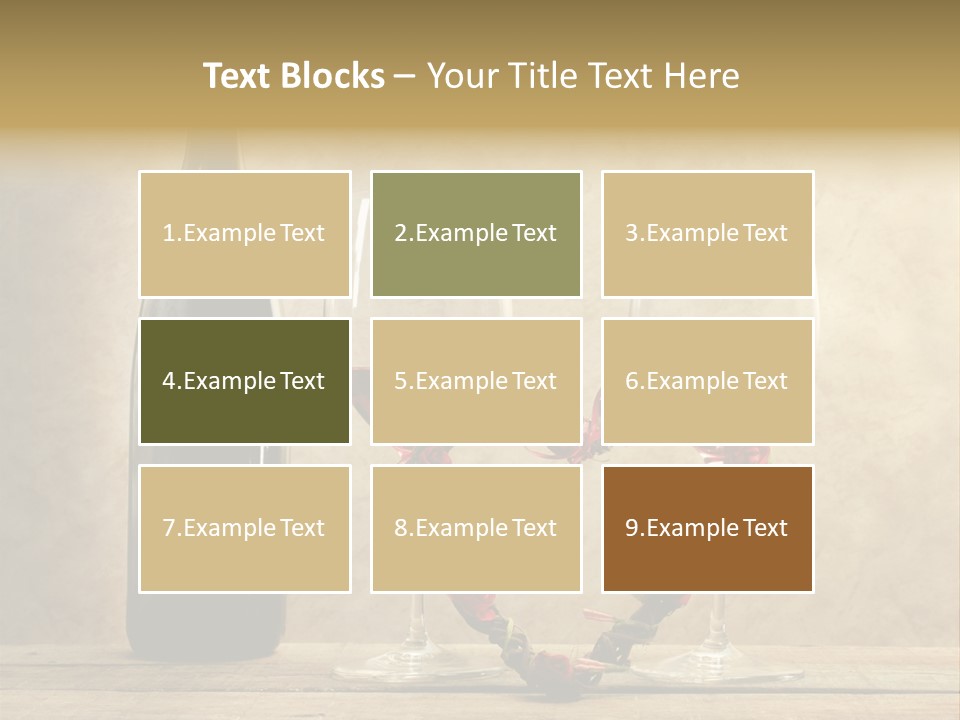 Rendezvous Aromatic Sepia Background PowerPoint Template