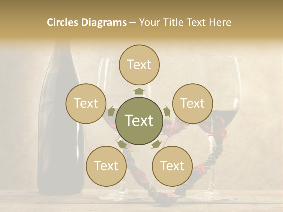 Rendezvous Aromatic Sepia Background PowerPoint Template