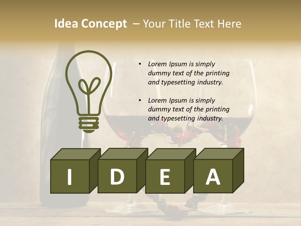 Rendezvous Aromatic Sepia Background PowerPoint Template