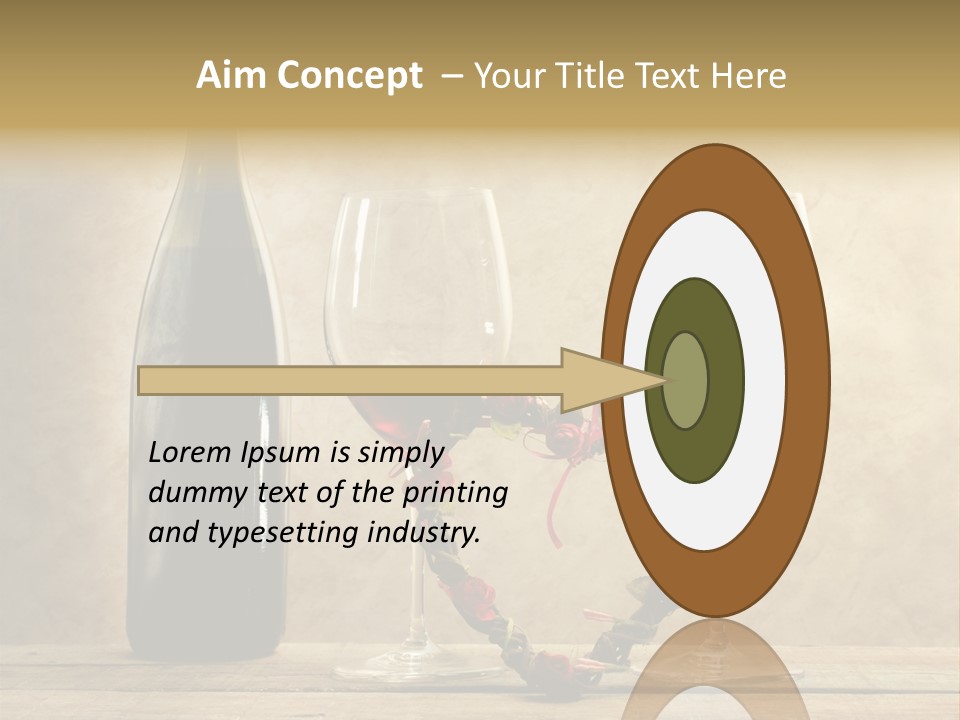 Rendezvous Aromatic Sepia Background PowerPoint Template