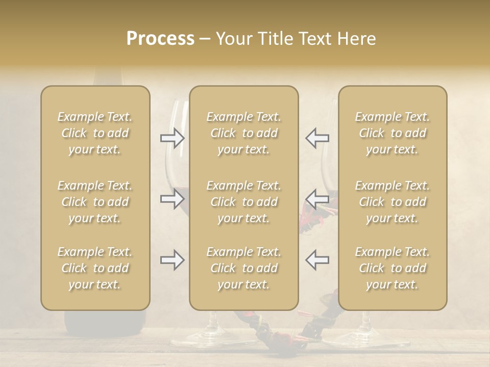 Rendezvous Aromatic Sepia Background PowerPoint Template