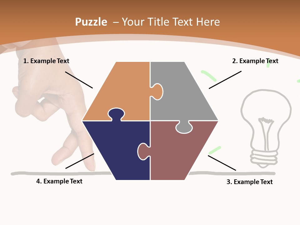 Creative Worker Wrist PowerPoint Template