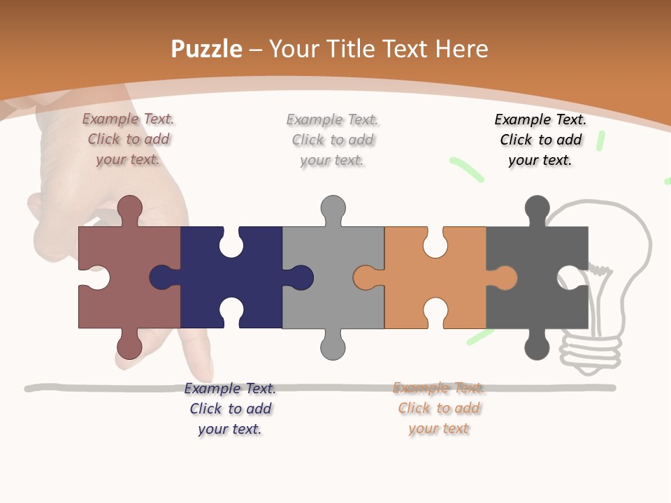 Creative Worker Wrist PowerPoint Template