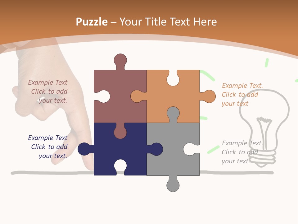 Creative Worker Wrist PowerPoint Template