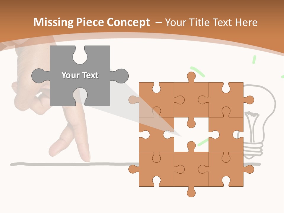 Creative Worker Wrist PowerPoint Template