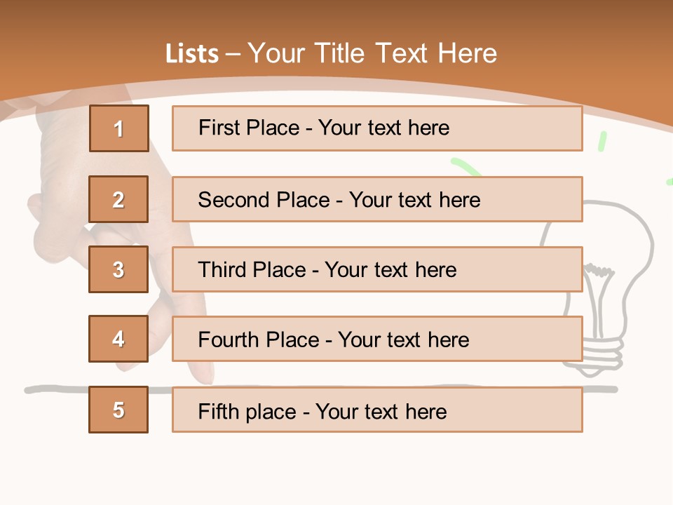 Creative Worker Wrist PowerPoint Template