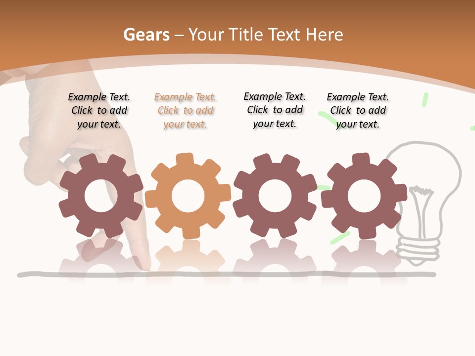 Creative Worker Wrist PowerPoint Template